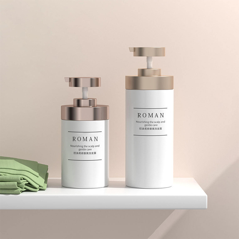 Plastik 500ml 600ml 750ml 800ml pembersih badan pembersih losyen dispenser cecair sabun syampu mandi botol