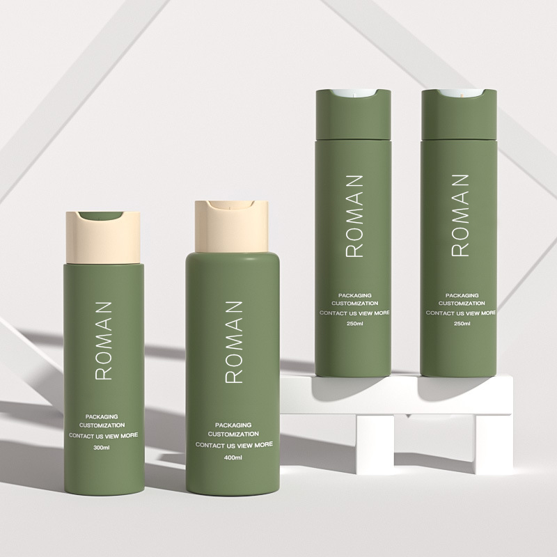 100ml 200ml 250ml 500ml Pembungkusan Kosmetik Squeeze Plastic Pet Botol Botol Botol Botol Dengan Cakera Cakera