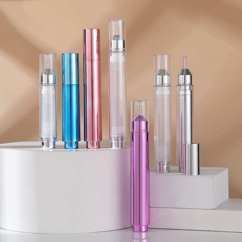 5ml 10ml 15ml pembungkusan tiub suntikan kosmetik 5ml 10ml 15ml 20ml krim mata serum pam botol tanpa air