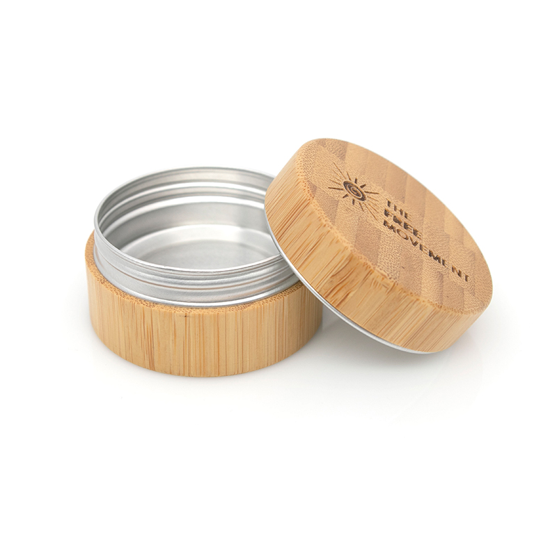 5g 15g 30g 50g 100g pembungkusan kosmetik silinder bentuk botol krim kayu buluh dengan balang aluminium dalaman 5g 15g 30g 50g 100g pembungkusan kosmetik silinder bentuk botol krim kayu buluh dengan balang aluminium dalaman