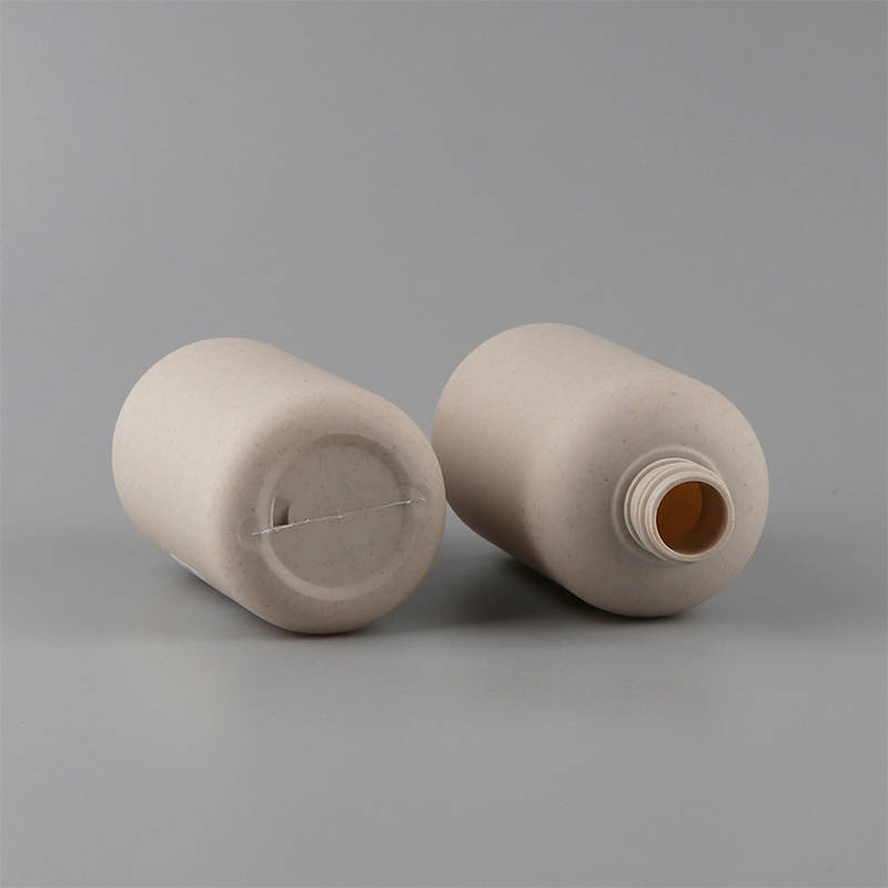 Biodegradable 150ml 250ml 400ml 500ml Cosmetic Container Squeeze Wheat Straw Round Shampoo Botole Bot Bottole With Flip Lid Biodegradable 150ml 250ml 400ml 500ml Cosmetic Container Squeeze Wheat Straw Round Shampoo Botole Bot Bottole With Flip Lid