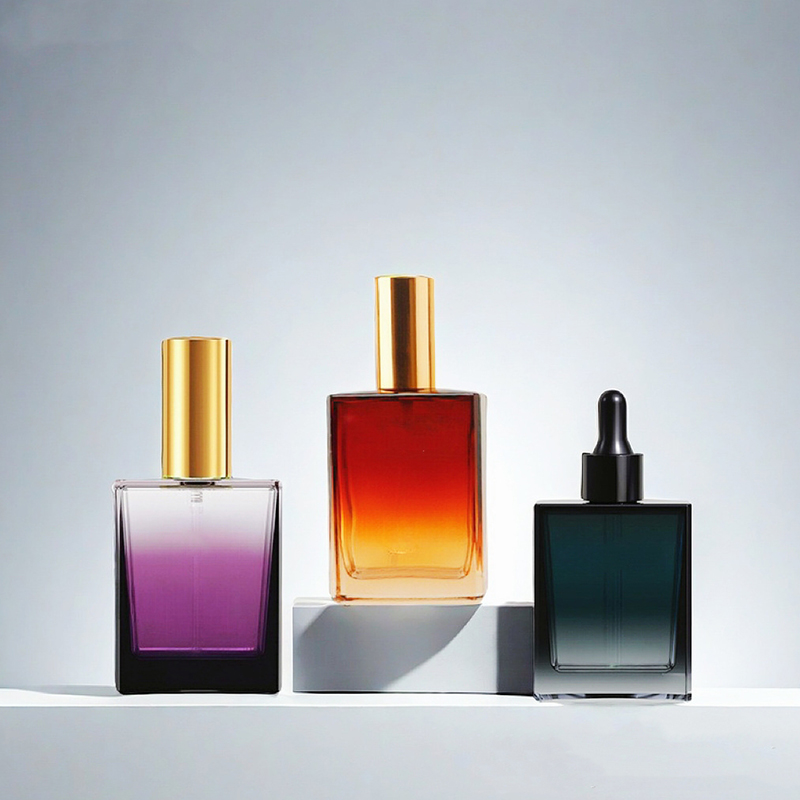 Botol serum botol serum kaca kosmetik penjagaan kulit pembungkusan skrin percetakan botol losyen