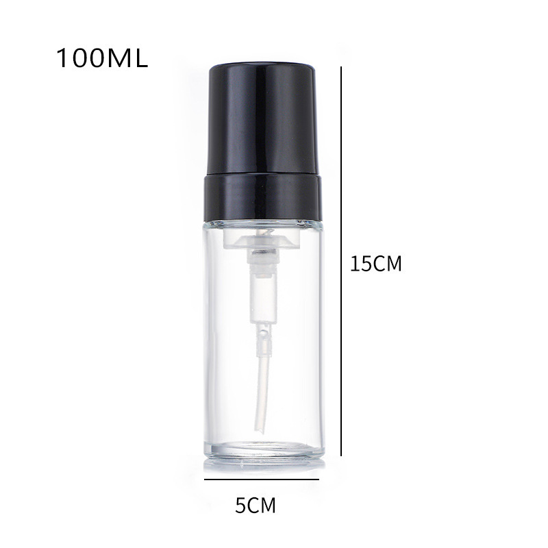 Botol buih kaca kosong Kosongkan pembekuan kulit berbuih dengan botol sabun tangan Botol buih kaca kosong Kosongkan pembekuan kulit berbuih dengan botol sabun tangan