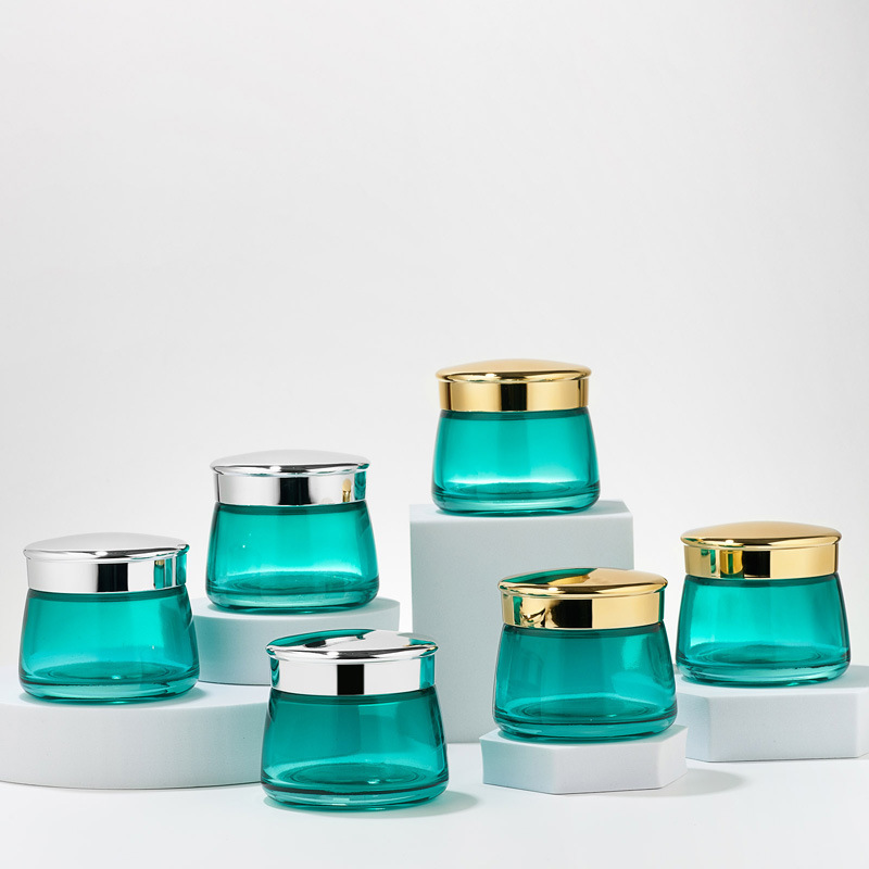 Tutup emas Kosmetik Kulit Kulit Kosong Badan Mentega Badan