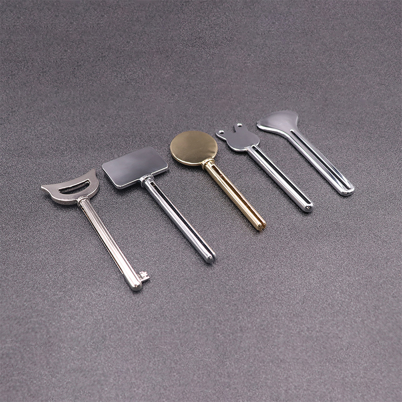 Ubat ubat gigi logam dispenser muka pembersih muka tiub squeezer squeezer bentuk kosmetik tiub squeezer