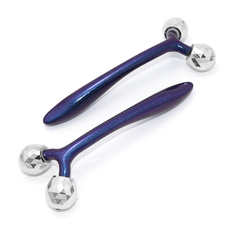 Y Bentuk 3D Urut Kecantikan Bar Handheld Handheld Mengangkat Anti-Penuaan Kulit Penjagaan 24K Gold Metal Face Roller Y Bentuk 3D Urut Kecantikan Bar Handheld Handheld Mengangkat Anti-Penuaan Kulit Penjagaan 24K Gold Metal Face Roller