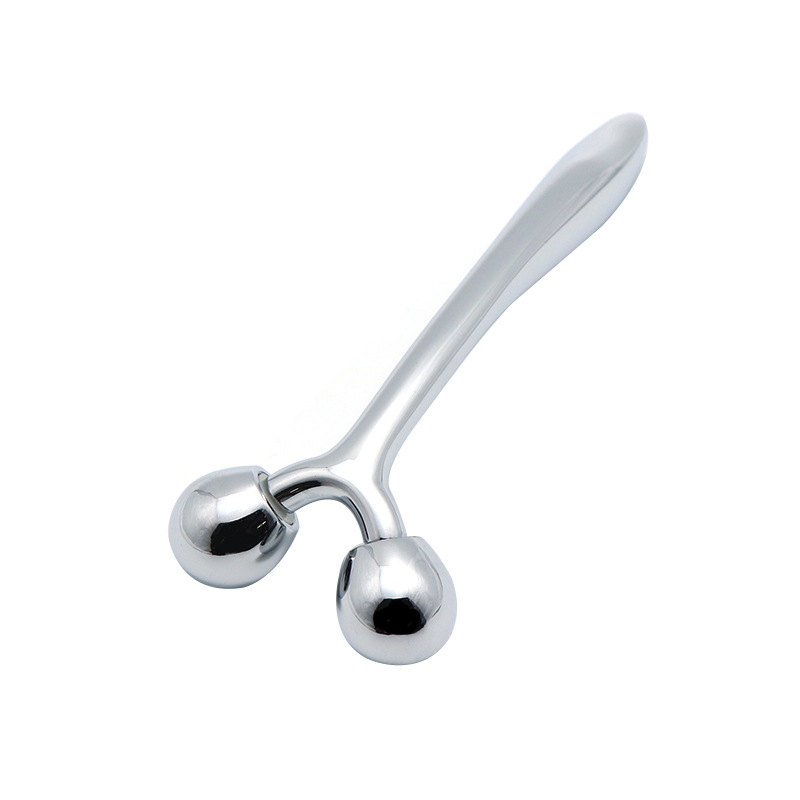 Y Bentuk 3D Urut Kecantikan Bar Handheld Handheld Mengangkat Anti-Penuaan Kulit Penjagaan 24K Gold Metal Face Roller Y Bentuk 3D Urut Kecantikan Bar Handheld Handheld Mengangkat Anti-Penuaan Kulit Penjagaan 24K Gold Metal Face Roller