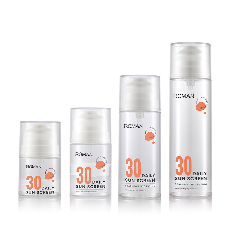 15ml 30ml 50ml 100ml 120ml Botol pam pembungkusan tanpa udara putih untuk Penjagaan Kulit Serum Body Oil 15ml 30ml 50ml 100ml 120ml Botol pam pembungkusan tanpa udara putih untuk Penjagaan Kulit Serum Body Oil