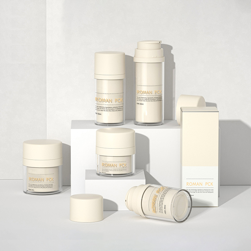 Botol Airless 30ml 50ml 50ml 100ml Botol Kulit Acrylic Acrylic Penjagaan Botol Pam Airless untuk Losyen Yayasan Penjelajah Matahari Kosmetik