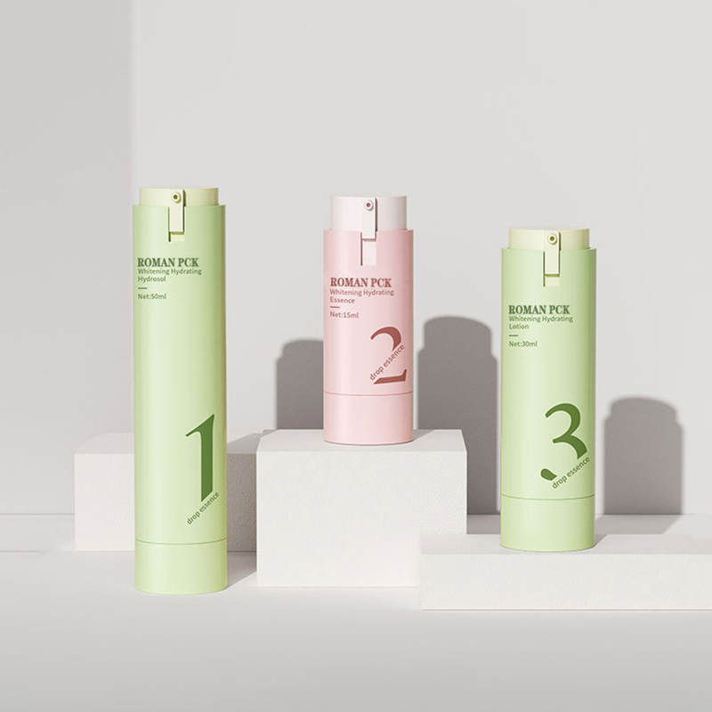 Botol pam tanpa udara 15ml 30ml 50ml Refillable Cosmetic Container Best Makeup Yayasan dan Serum Botol Pembungkusan Penjagaan Kulit