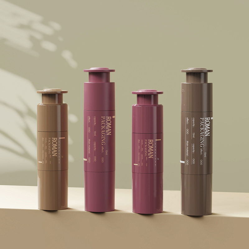 10ml 15ml 20ml Pembungkusan Kosmetik Suntikan Custom Eye Cream Cering Cosmetics Losyen Plastik Portable Portable Airless