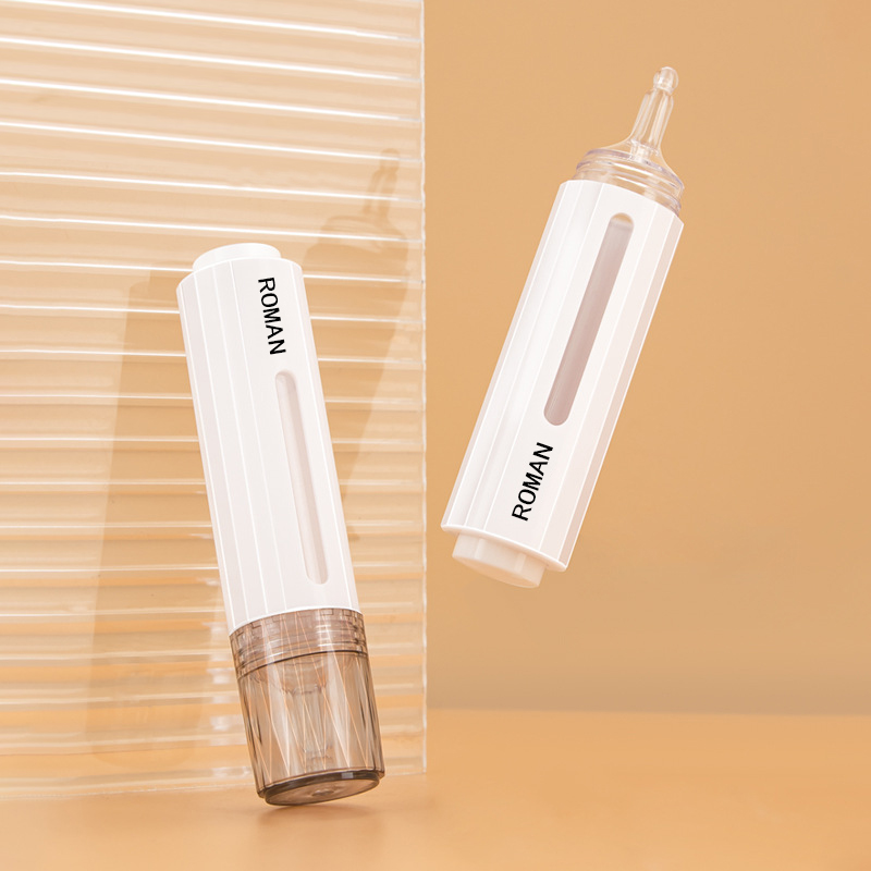 10ml 15ml suntikan kosmetik berbentuk udara tanpa udara botol pemutihan gel suntikan untuk botol losyen serum