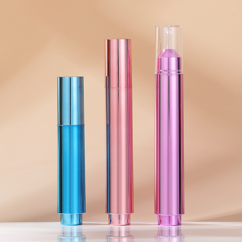 5ml 10ml 15ml Serum Airless Serum Pam Botol Botol Losyen Plastik Berbentuk Ampoule Untuk Penjagaan Kulit Pembersih Mata Krim