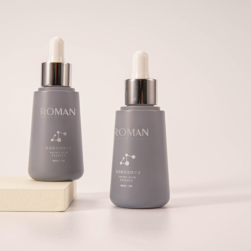 Kosong 1oz 5ml 10ml 15ml 30ml 50ml tebal kerucut berwarna frosted plastik serum serum serum yang berwarna -warni untuk penjagaan kulit