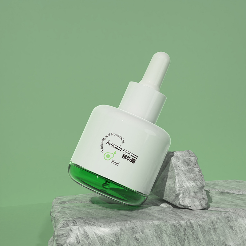 Botol Minyak Penting 50ml Telus Green Petg Plastik Plastik Kebocoran Serum Serum untuk Penjagaan Wajah dan Mata Botol Minyak Penting 50ml Telus Green Petg Plastik Plastik Kebocoran Serum Serum untuk Penjagaan Wajah dan Mata