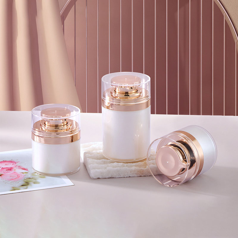 Emas 15g 30g 50g 100g Penjagaan Peribadi Krim Plastik Tanpa Plastik Tanpa Airless Pump Pam Airless