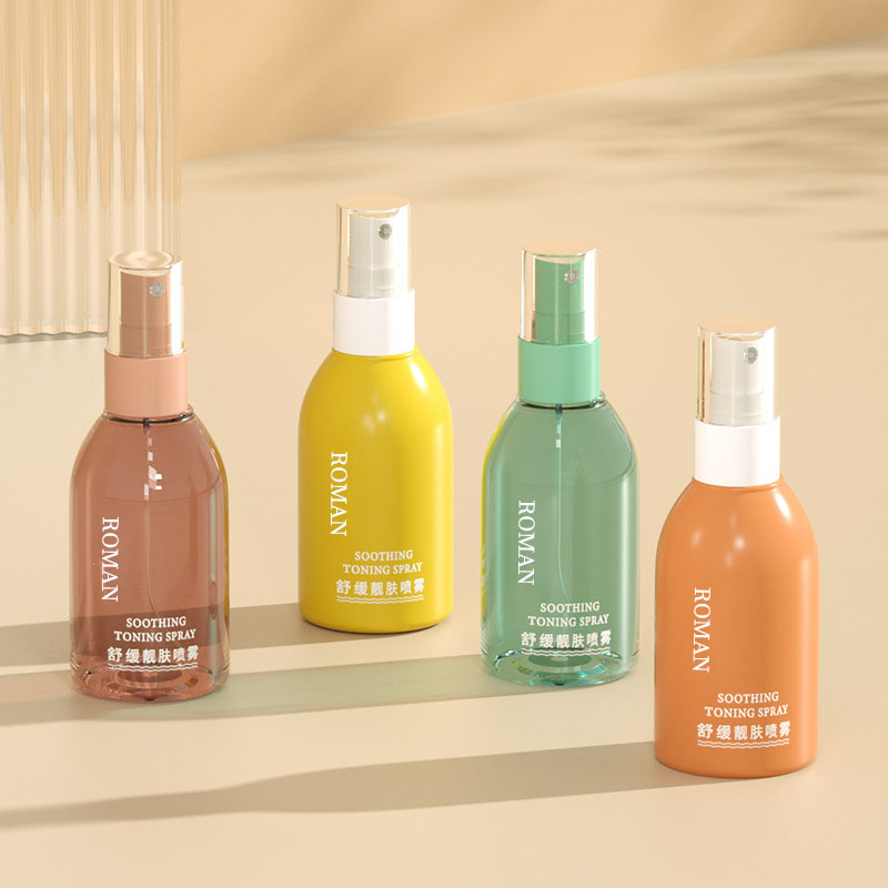 100ml 120ml 150ml Botol semburan plastik dengan kabus yang baik tekan inventori toner isi semula botol perjalanan untuk kosmetik krim losyen minyak wangi