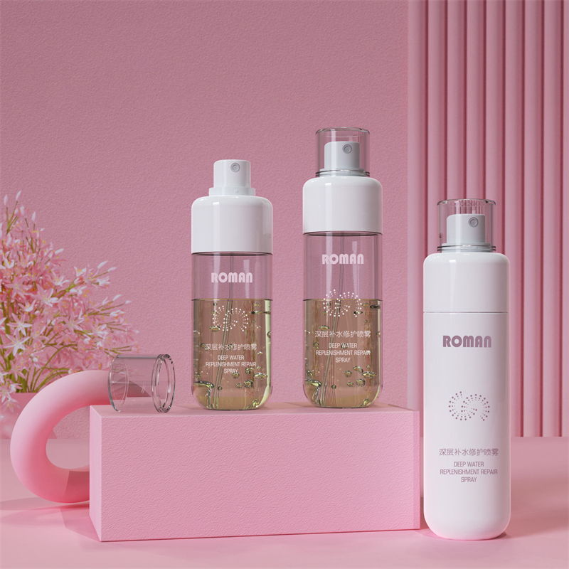 80ml 100ml 120ml 150ml Silinder kosong Mists Plastik Semburan Botol Kosmetik Untuk Rambut dan Penjagaan Kulit Dengan Pam