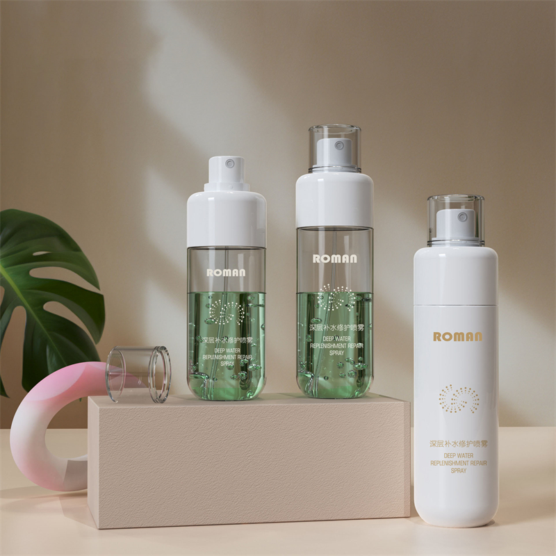 80ml 100ml 120ml 150ml Silinder kosong Mists Plastik Semburan Botol Kosmetik Untuk Rambut dan Penjagaan Kulit Dengan Pam
