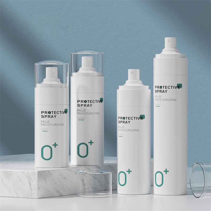 Fine Mist Facial Antioksidan Hydrating 100ml 120ml 150ml 200ml Silinder Putih Pet Big Plastik Sembur