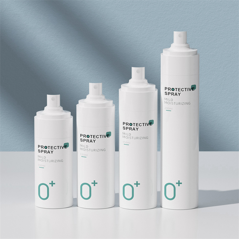 Fine Mist Facial Antioksidan Hydrating 100ml 120ml 150ml 200ml Silinder Putih Pet Big Plastik Sembur