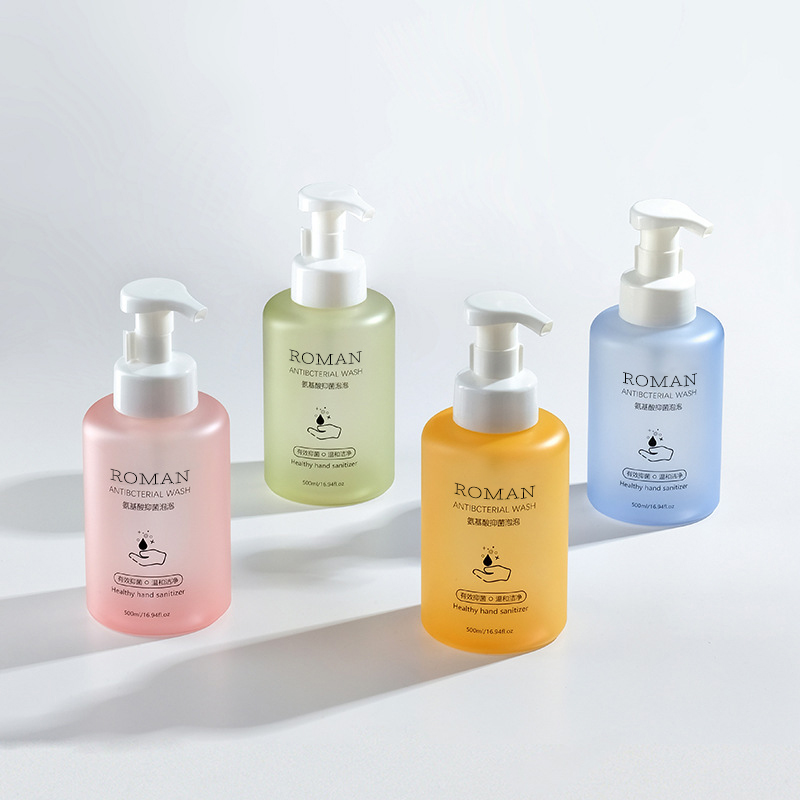 500ml 600ml Matte Pet Mousse Foam Botol Menekan Tangan Sanitizer Botol Botol Wace Wash Facial Cleanser Bolble Botol 500ml 600ml Matte Pet Mousse Foam Botol Menekan Tangan Sanitizer Botol Botol Wace Wash Facial Cleanser Bolble Botol