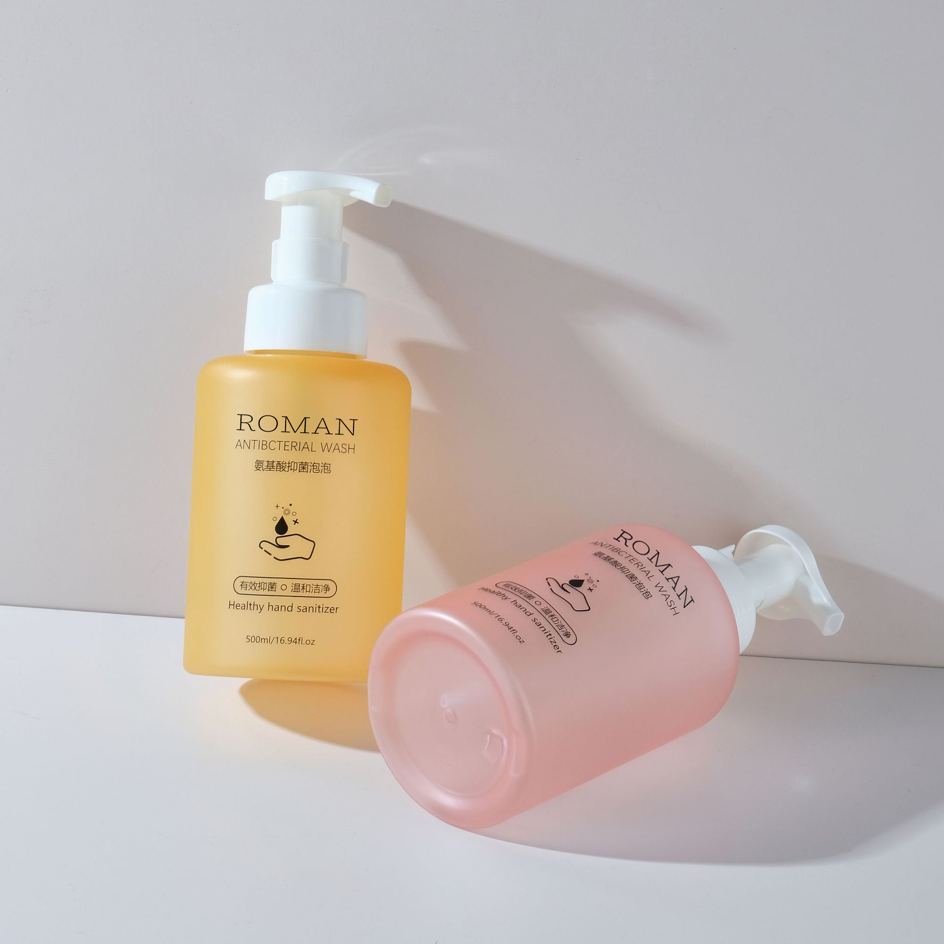 500ml 600ml Matte Pet Mousse Foam Botol Menekan Tangan Sanitizer Botol Botol Wace Wash Facial Cleanser Bolble Botol 500ml 600ml Matte Pet Mousse Foam Botol Menekan Tangan Sanitizer Botol Botol Wace Wash Facial Cleanser Bolble Botol