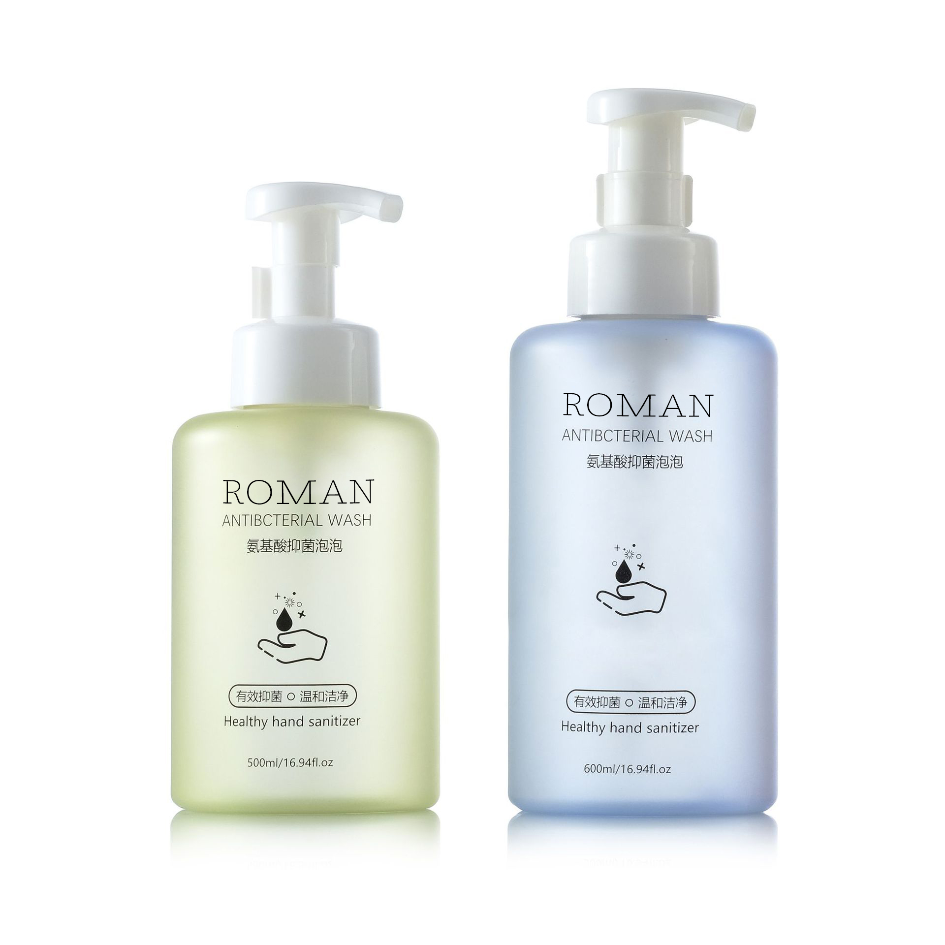 500ml 600ml Matte Pet Mousse Foam Botol Menekan Tangan Sanitizer Botol Botol Wace Wash Facial Cleanser Bolble Botol 500ml 600ml Matte Pet Mousse Foam Botol Menekan Tangan Sanitizer Botol Botol Wace Wash Facial Cleanser Bolble Botol