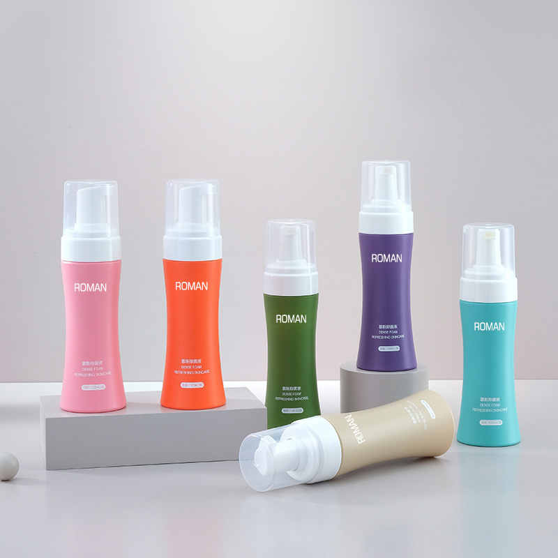 Muka pembersih tangan sanitizer cecair berbuih botol mousse 100ml 120ml 150ml 200ml cecair sabun dispenser slim pinggang botol buih