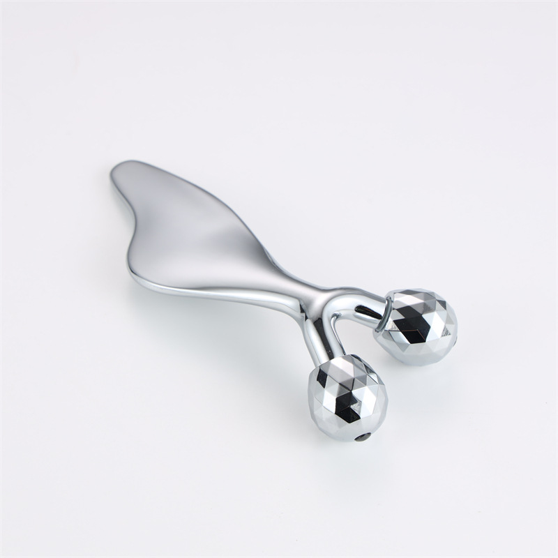 Alat urut penjagaan kulit zink aloi roller wajah Alat urut penjagaan kulit zink aloi roller wajah