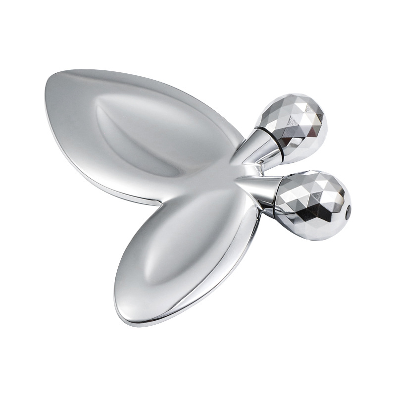 Roller urut muka rama-rama berbentuk rama-rama zink Roller urut muka rama-rama berbentuk rama-rama zink