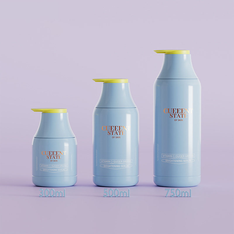 300ml 500ml 750ml Blue Blue Plastic Blue Plastic Bottles Botol Botol Botol Botol Kondisioner Botol Losyen