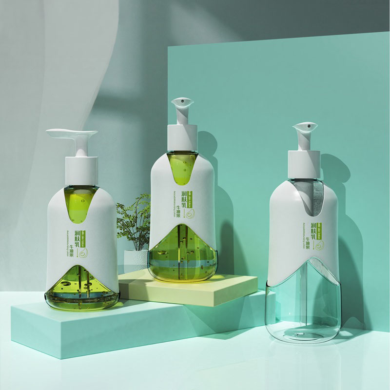 Tahan tahan lama 300ml 500ml 700ml Plastik Badan Pelembap Air Losyen Losyen Kulit Kulit Kulit Kekuatan Botol Foamer Dengan Pam