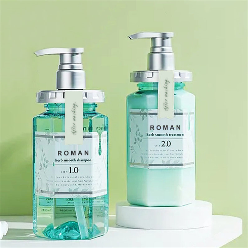 Botol losyen badan kosong kosong Botol Rambut Shampoo Shower Gel Dispenser Tangan Cuci Botol Cecair Hexagon 300ml 450ml 500ml 600ml Botol Pam Losyen Plastik Pet Pet Pet Pet Losyen Plastik