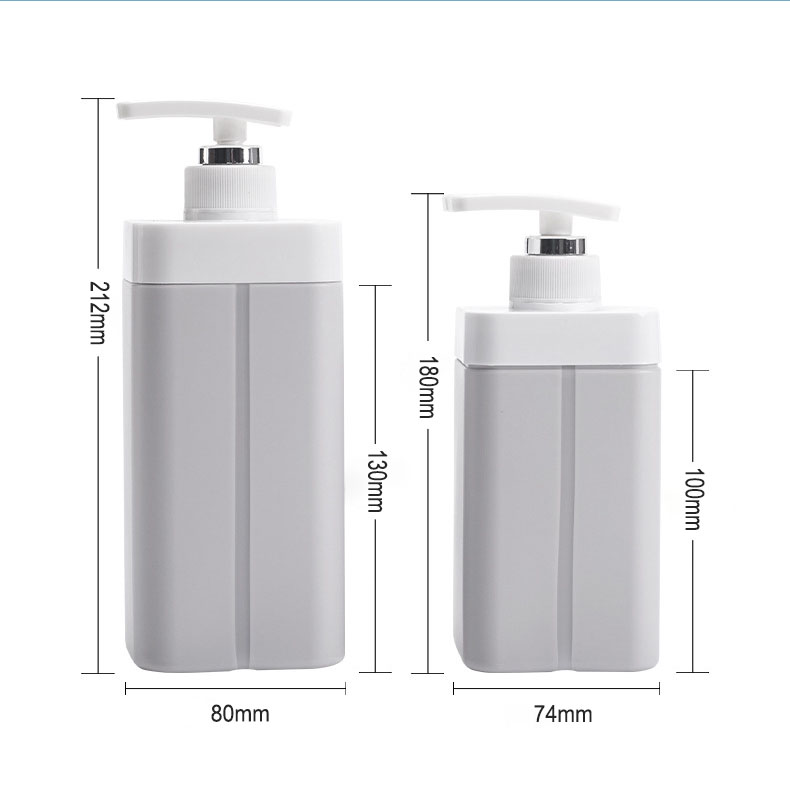 Botol Pembungkusan Plastik 500ml 800ml berkapasiti tinggi untuk losyen penjagaan kulit Tonic Container Shampoo kosong dan Botol Perapi Botol Pembungkusan Plastik 500ml 800ml berkapasiti tinggi untuk losyen penjagaan kulit Tonic Container Shampoo kosong dan Botol Perapi