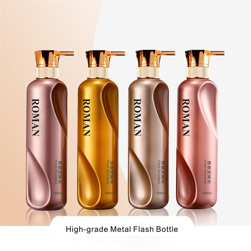 Inovasi 300ml 500ml 750ml Spiral Surface Shampoo Body Lotion Bottle Bottle Mono Packaging for Face Maskser Cleanser