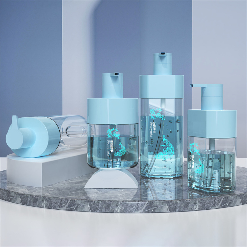 Mewah 300ml 500ml Oval Body Wash Press Lotion Pump Bottles For Dewasa Kanak -kanak Pelembap Gel Mandi Losyen Pemilikan Bubble Ciri -ciri Asid Amino Mewah 300ml 500ml Oval Body Wash Press Lotion Pump Bottles For Dewasa Kanak -kanak Pelembap Gel Mandi Losyen Pemilikan Bubble Ciri -ciri Asid Amino