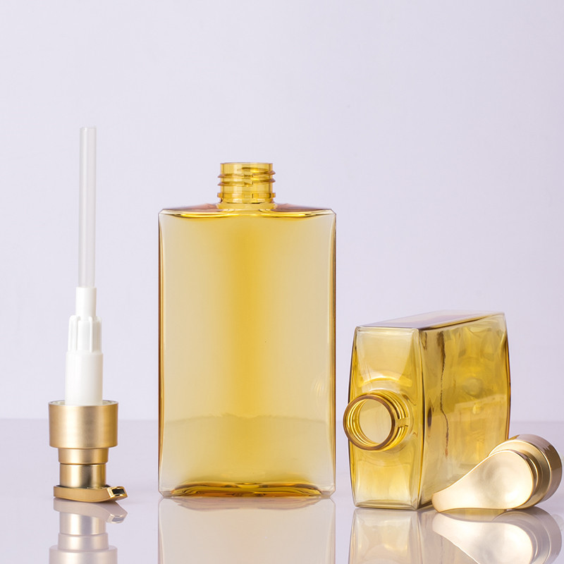 150ml 200ml Flat Square Shower Gel Wasal Body Lotion Conditioner Gold Bottle Bottle Skincare Makeup Remover Oil Dispenser 150ml 200ml Flat Square Shower Gel Wasal Body Lotion Conditioner Gold Bottle Bottle Skincare Makeup Remover Oil Dispenser
