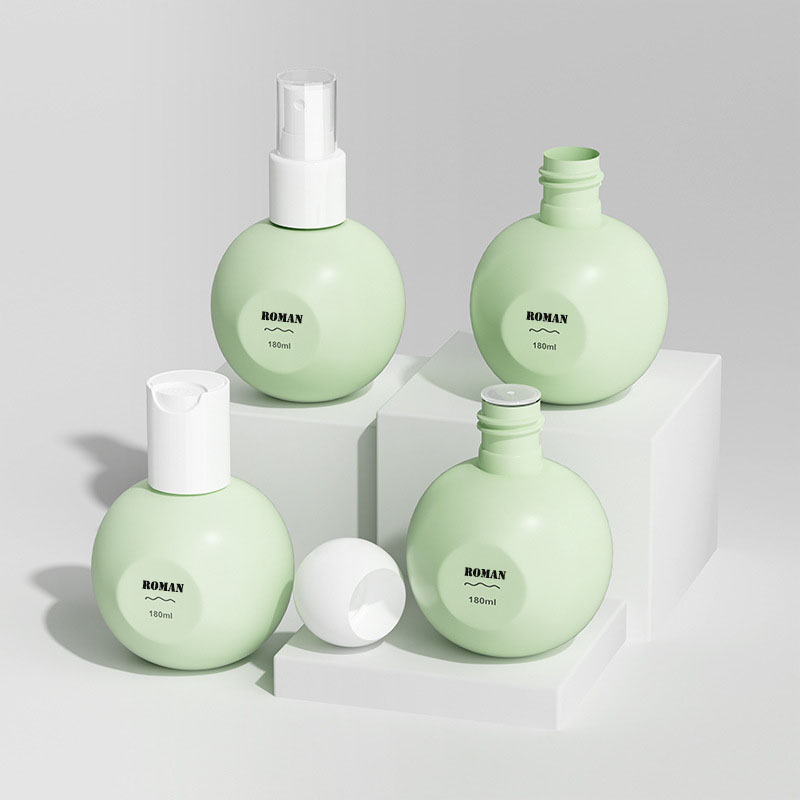 180ml PE Botol kosong Botol Reka Bentuk Baru Reka Bentuk Losyen Losyen Plastik untuk Pembungkusan Kosmetik Sangkar Krim