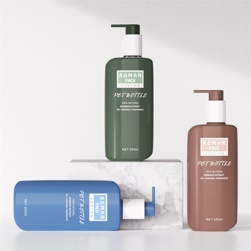 250ml Flat Moisturizing Urut Botol Krim Botol Muka Badan Kontena Mandi Botol Shampoo Botol untuk Sunscreen 250ml Flat Moisturizing Urut Botol Krim Botol Muka Badan Kontena Mandi Botol Shampoo Botol untuk Sunscreen