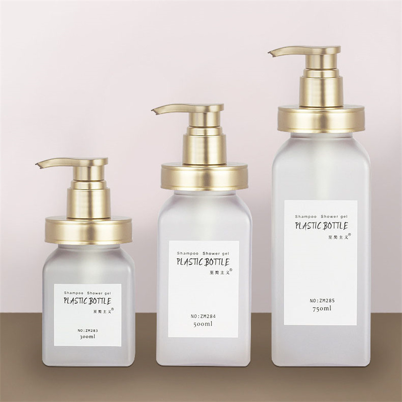300ml 500ml 700ml Pembungkusan Kosmetik Mewah Frosted Permukaan Soft Soft Soft Body Wash Hotel Shampoo Bottles Dengan Emas Rose Pump 300ml 500ml 700ml Pembungkusan Kosmetik Mewah Frosted Permukaan Soft Soft Soft Body Wash Hotel Shampoo Bottles Dengan Emas Rose Pump