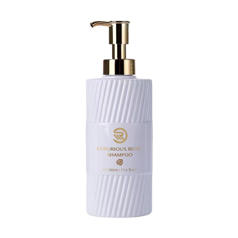 Mesra alam 500ml bahu rata syampu bas botol putih putih jalur hitam menekan pembungkusan emulsi pam plastik untuk kegunaan losyen Mesra alam 500ml bahu rata syampu bas botol putih putih jalur hitam menekan pembungkusan emulsi pam plastik untuk kegunaan losyen