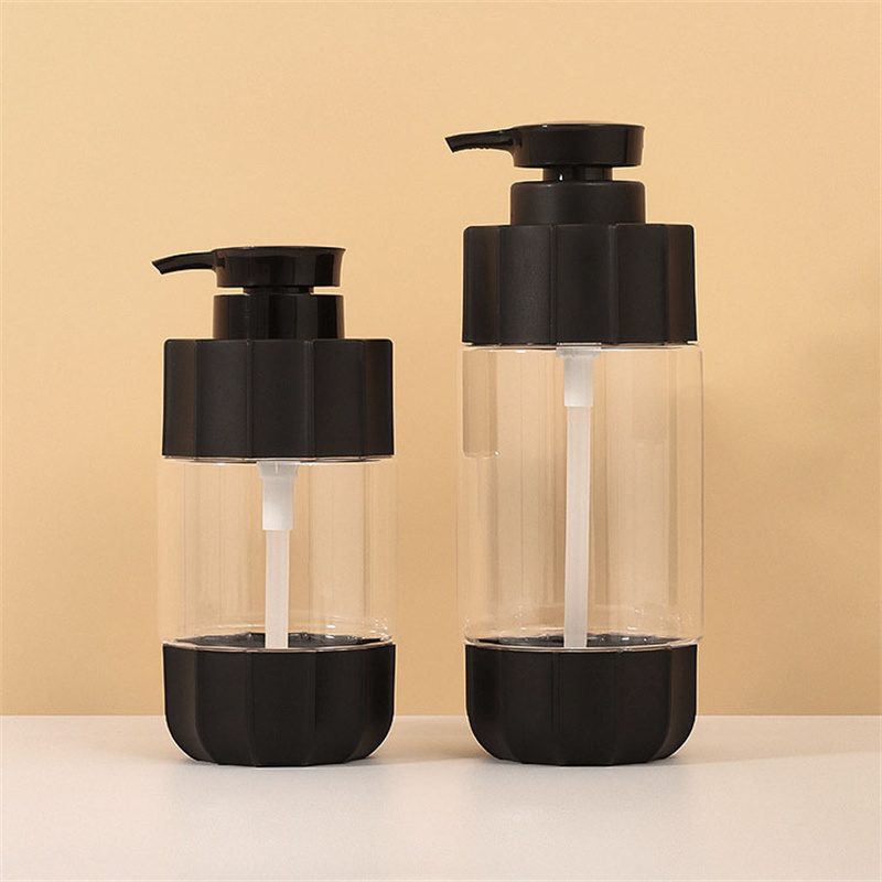 Matte hitam 550 ml 600 ml 700 ml 750ml plastik peliharaan plastik tebal dinding plastik losyen losyen botol untuk gel mandi syampu suncream bersih Matte hitam 550 ml 600 ml 700 ml 750ml plastik peliharaan plastik tebal dinding plastik losyen losyen botol untuk gel mandi syampu suncream bersih