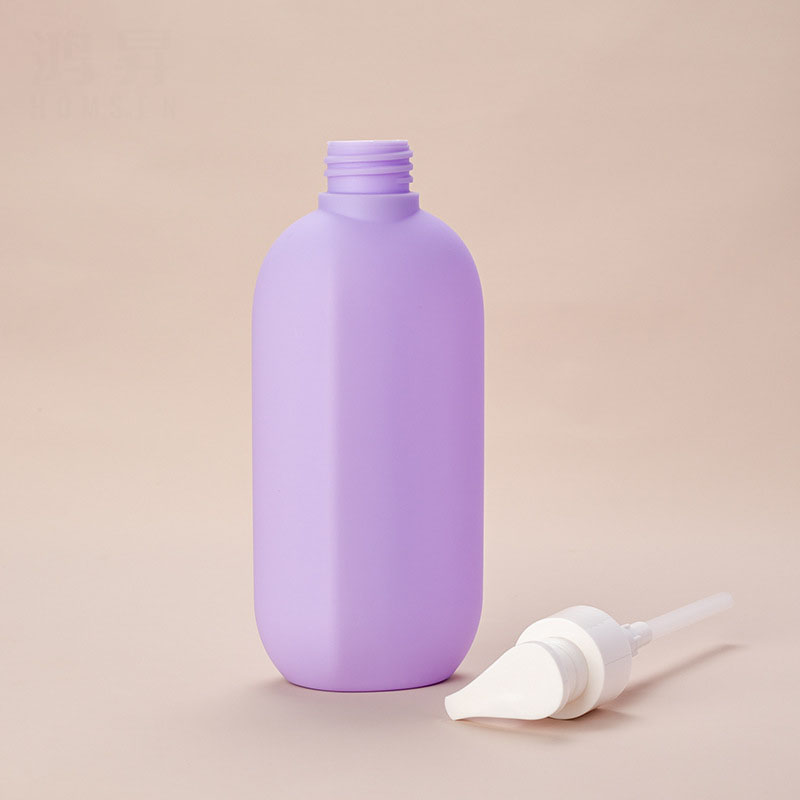 Ungu 300ml HDPE Botol plastik losyen badan rata dengan Botol Mandi Botol Pam Botol Kosmetik Botol Ungu 300ml HDPE Botol plastik losyen badan rata dengan Botol Mandi Botol Pam Botol Kosmetik Botol