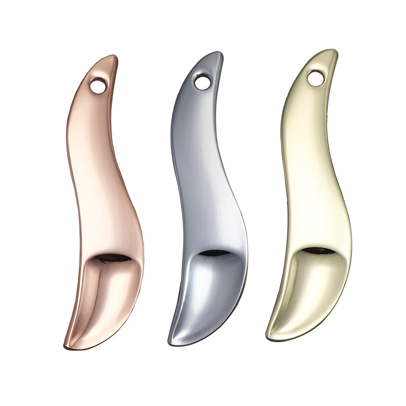 Kecantikan solek spatula mini kecil muka krim mata masker masker masker emas logam emas