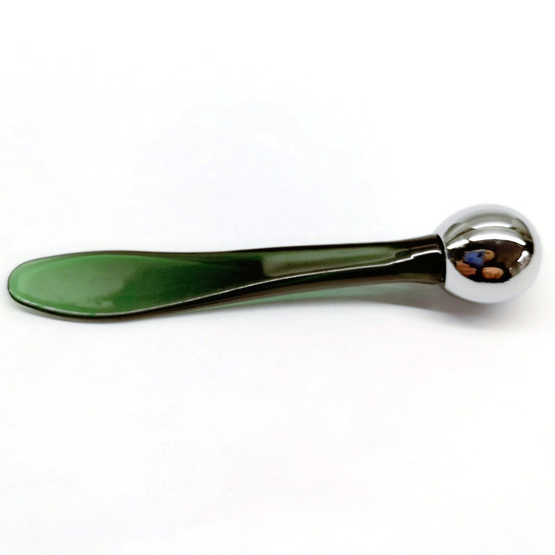 Mata krim urut roller wajah solek solek wajah Rose emas mini logam keluli tahan karat spatula kosmetik keluli tahan karat Mata krim urut roller wajah solek solek wajah Rose emas mini logam keluli tahan karat spatula kosmetik keluli tahan karat