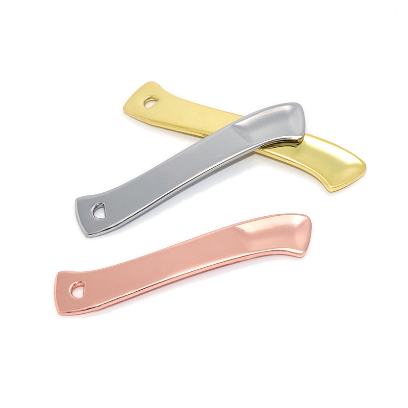 Emas logam mini kecil yang boleh diguna semula krim spatula cosmetic spoon