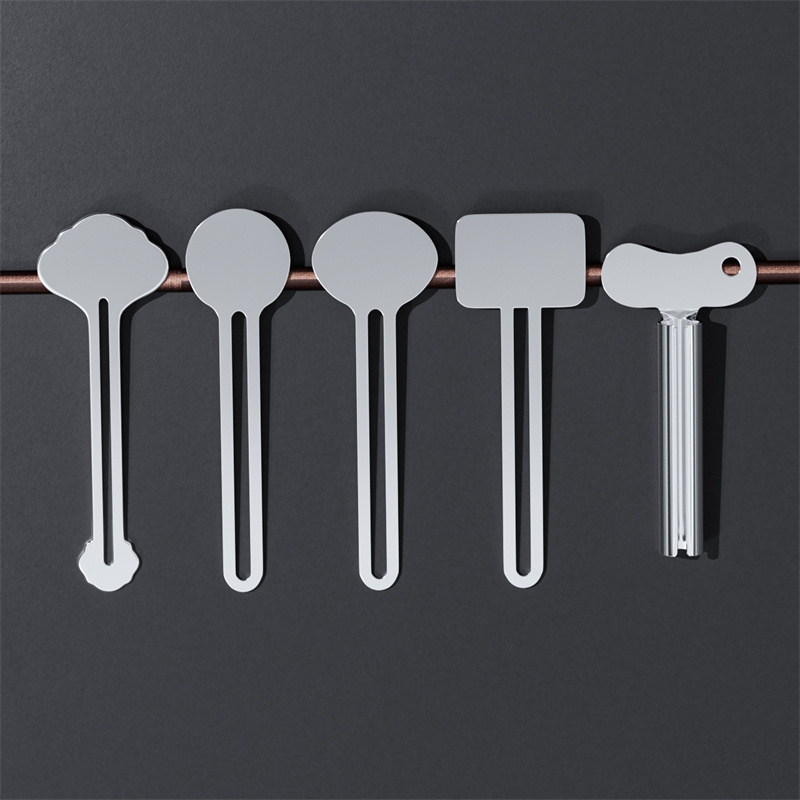 Metal Toperature Squeezer Tube Stainless Steel Squeezer Key Roller Tube Creams Paint Squeezer Alat untuk bilik mandi keluarga bilik mandi