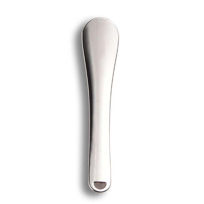 Mini solek pencampuran spatula logam spoon spoon spatula