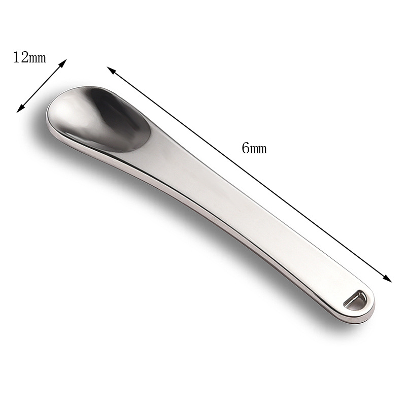 Mini solek pencampuran spatula logam spoon spoon spatula Mini solek pencampuran spatula logam spoon spoon spatula